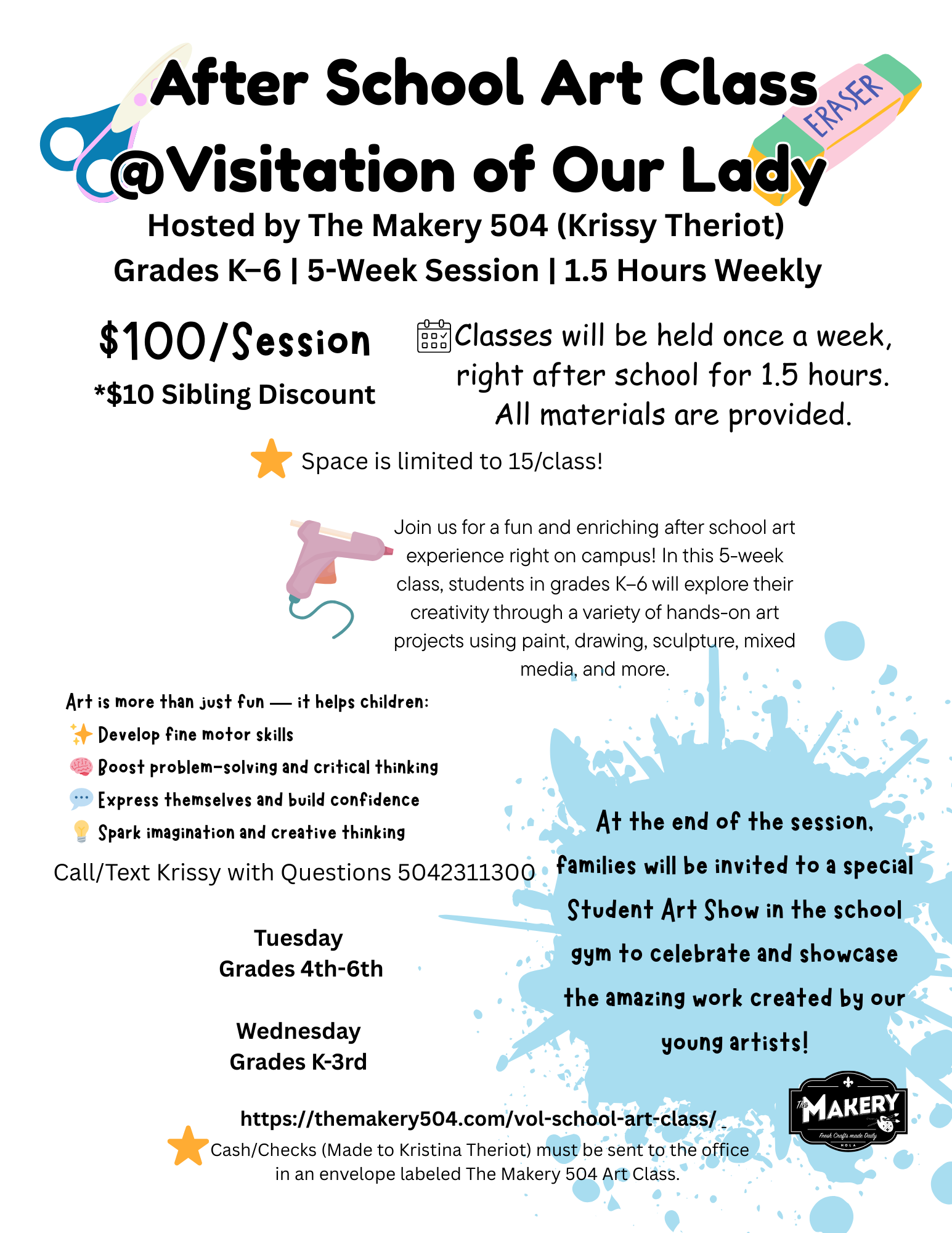VOL Afterschool Art Class- 2026