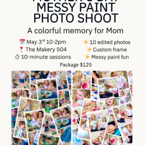 Mother’s Day Messy Paint Photo Shoot